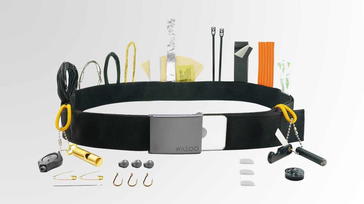 Cache Belt Wazoo Survival Cache Belt | Money Belt, Travel Tool, Survival Kit ...