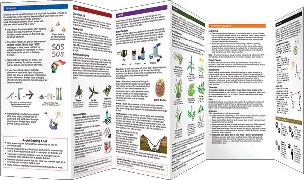 Survival Guide Pages Example Wilderness Survival | Laminated Guide | Books and Training – Waypost ...