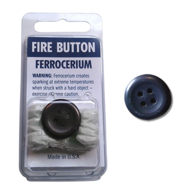Ferro Button | Discreet and Portable Fire Starter | Wearable Gear ...